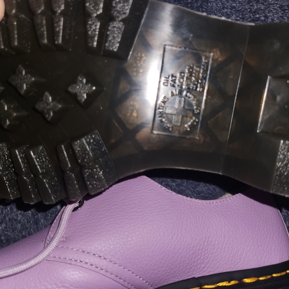 1461 II PISA LEATHER PLATFORM SHOES lilac doc marten size 39